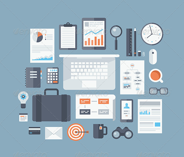 flat_icons_set_vector_modern_business_objects_financial_items_papers_items_mobile_device_office_elements_collection_preview