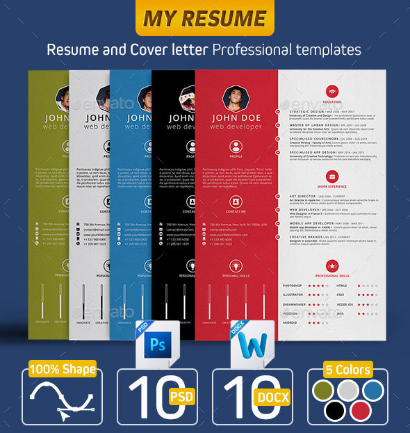 resume / cv preview