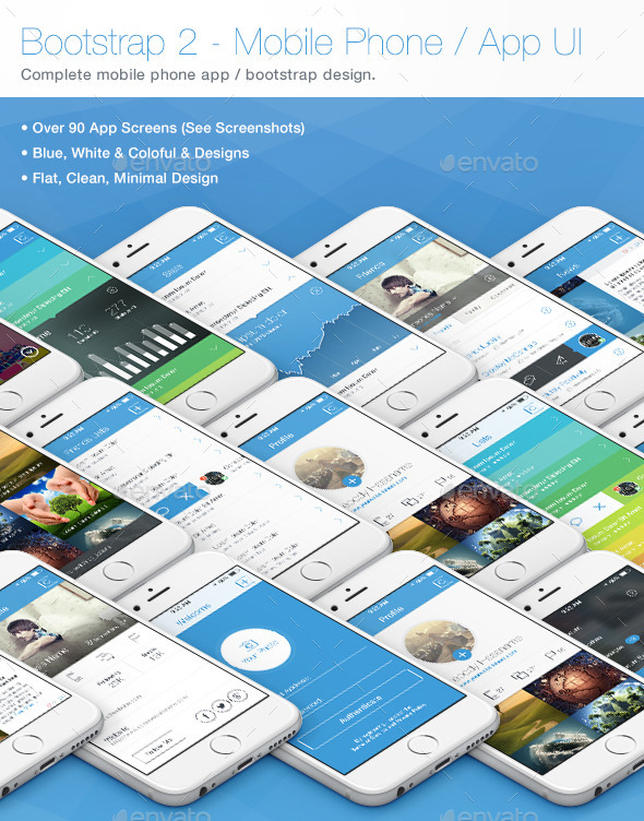 Bootstrap-2-Mobile-Phone-App-UI-Demo