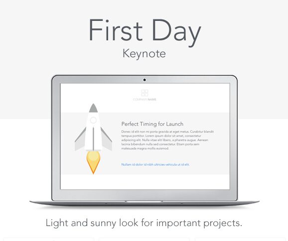 First Day Keynote Template For 2016