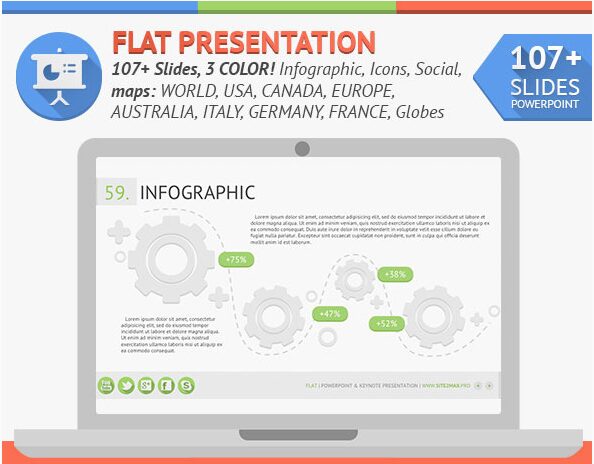 Flat Powerpoint Presentation