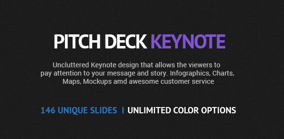 Pitch Deck Keynote Template For 2016