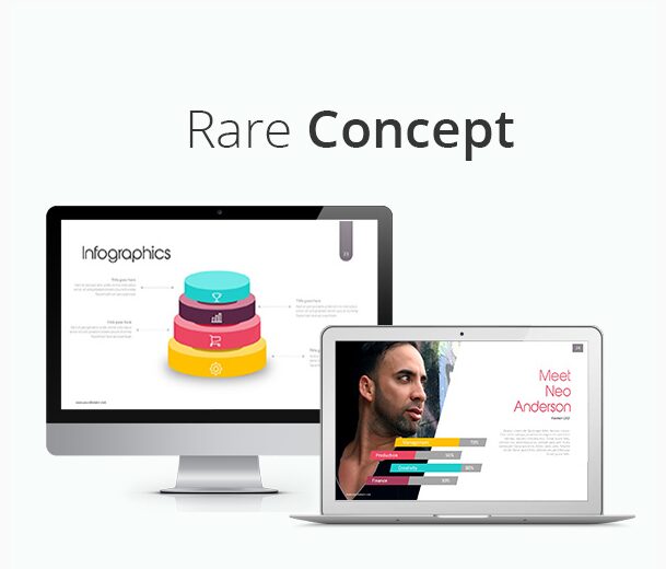 Rare Concept Flat Powerpoint Presentation