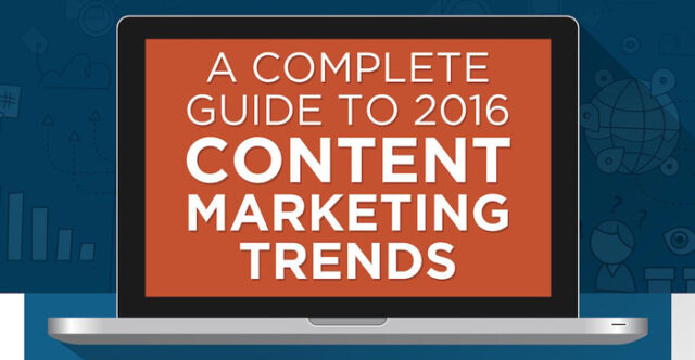 guide to content marketing trends for 2016