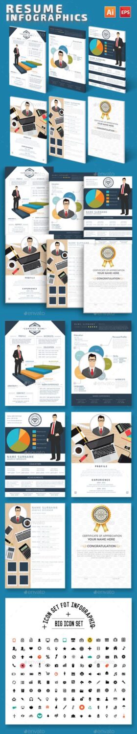 Preview Infographic Resume Design