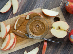Red apple and peanut butter calories